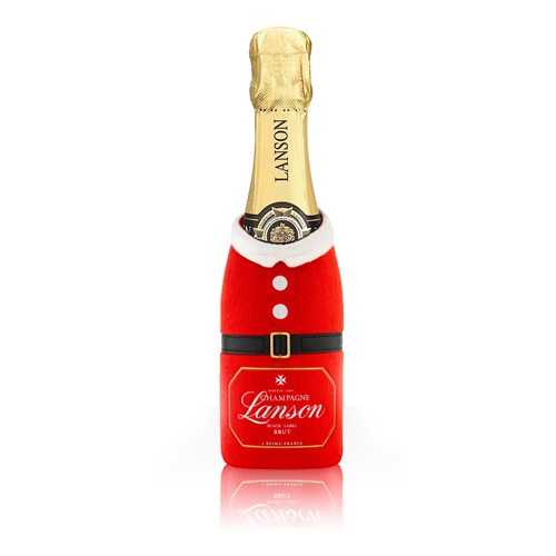 Limited Edition Santa Mini Lanson Black Label, Brut, 20cl Champagne